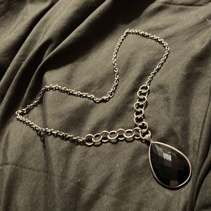 Black and Silver Necklace